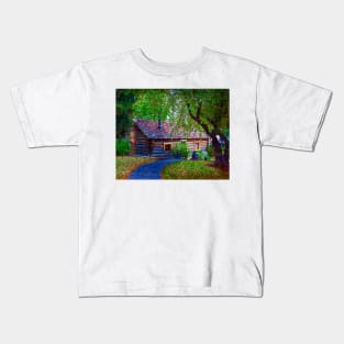 Log Cabin In The Woods Kids T-Shirt